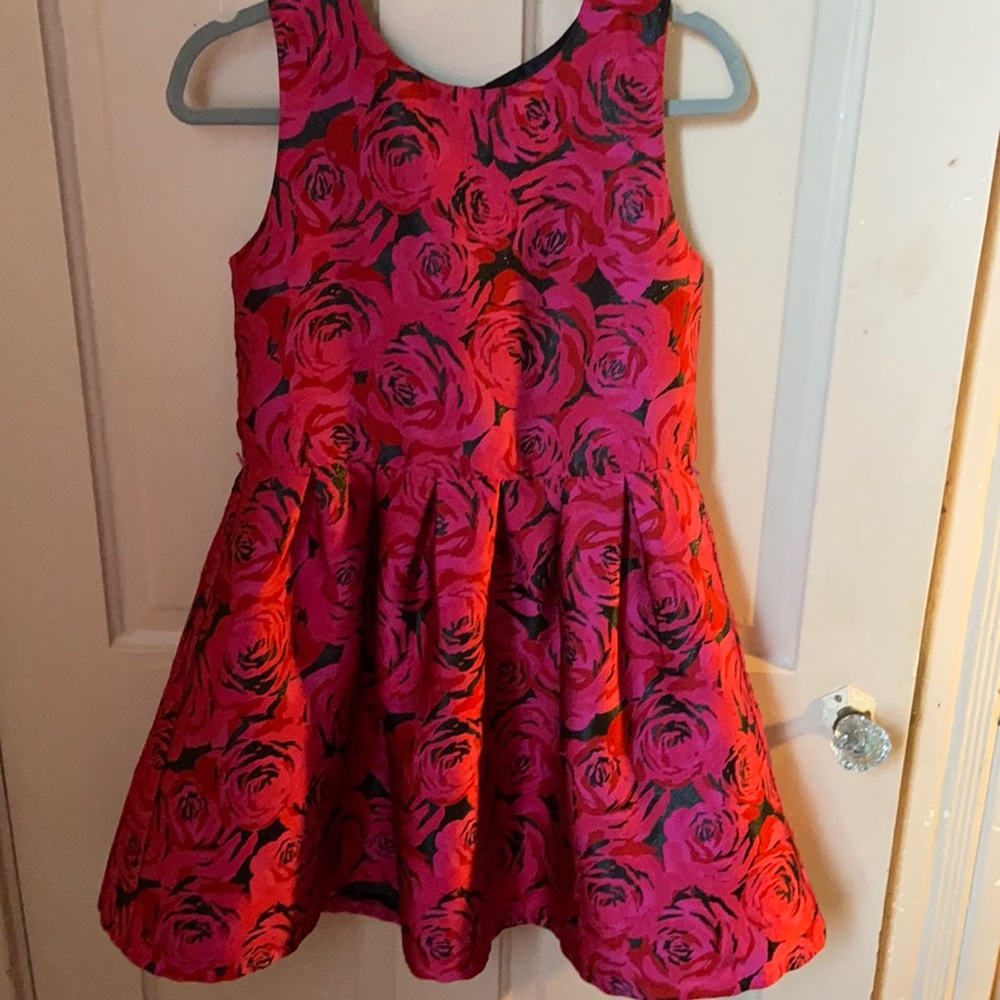 Children’s Place red/pink sleeveless dress 16